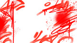 graffiti overlay in grunge style on transparent background