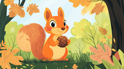 squirrel in the forest