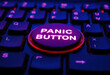 © Leonardo - Teclado con un gran botón de pánico retroiluminado en rojo