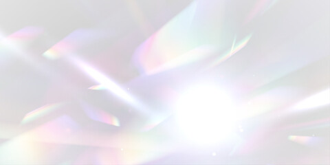 Wall Mural - png rainbow light and crystal dust. png crystal shimmering with rainbow effect. png background with 