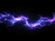 © MarkVincent - Electric blue and violet plasma arcs crackling in the darkness. High-energy sci-fi concept