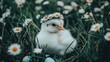© soBigz - Chick with Daisy Crown in Spring Meadow