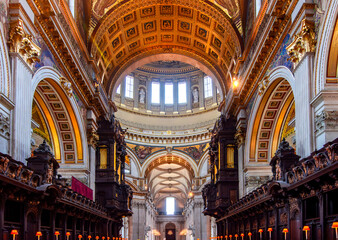 Wall Mural - Interiors of St. Paul's cathedral, London, UK