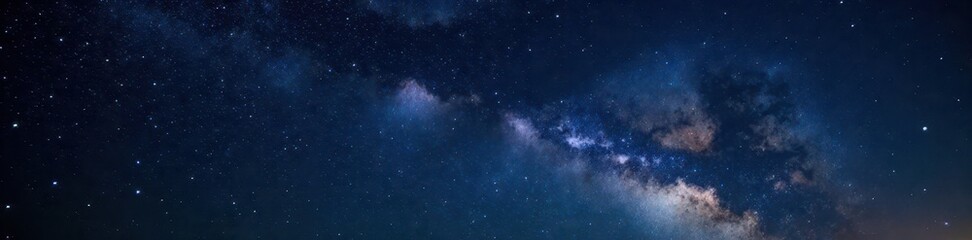 Wall Mural - Vast, inky black sky; countless twinkling stars , sky, void, cosmos