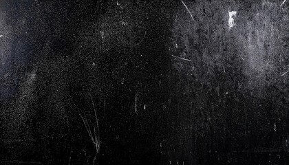 Aufkleber - textured black scratched surface with abstract grunge pattern for background, overlays, and industrial design projects