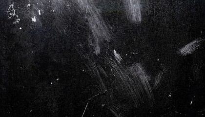 Aufkleber - textured black scratched surface with abstract grunge pattern for background, overlays, and industrial design projects