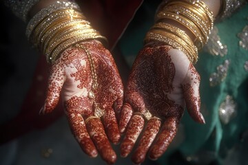 Mehndi on Hands