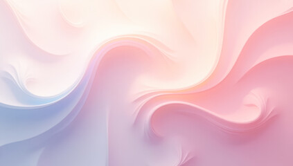Wall Mural - blue pink abstract wavy gradient background