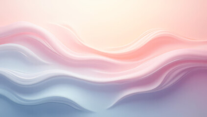 Wall Mural - blue pink abstract wavy gradient background
