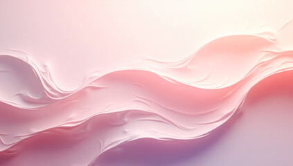 Wall Mural - blue pink abstract wavy gradient background