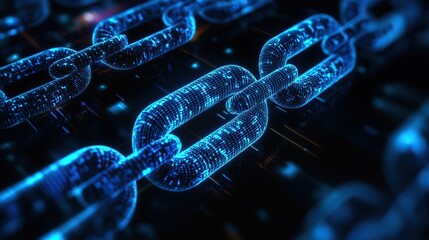 digital chain, blockchain technology of cryptocurrencies