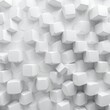 © SDArts - 3D White Shifted Cube Blocks Background with Copy Space