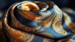 © Budi - Luxurious paisley silk scarf, textile close-up