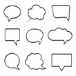 © Koushik - set of speech bubbles