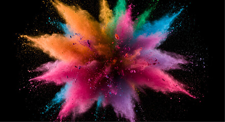 abstract background with colorful splashes