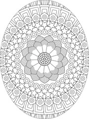 Wall Mural - PrintFlowers Coloring Pages For Adules