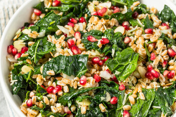 Wall Mural - Hearty Fall Farro Kale Salad