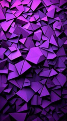 Wall Mural -   Cubes in a red glow on a purple backdrop