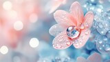 makrofotografia, kropla wody, rosa, kwiat, płatek kwiatu, bokeh, delikatność, pastelowe kolory, natura, świeżość, krople rosy, makro, naturalne światło, miękkie światło, detale, makrofotografia kwiató