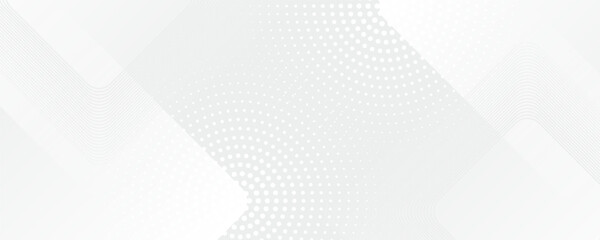 Dot white gray wave light technology texture background. Abstract big data digital concept. eps 10