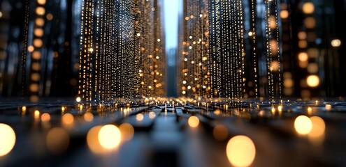 Internet speed, data communication connection, network frame, modern industrial skyline city structure with city internet of things concepts, wireless technology information system on an abstract