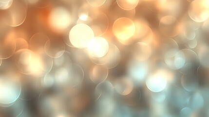 Wall Mural - Abstract bokeh lights, warm tones, background, design element