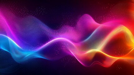 Wall Mural - Vibrant Abstract Technology Background Design