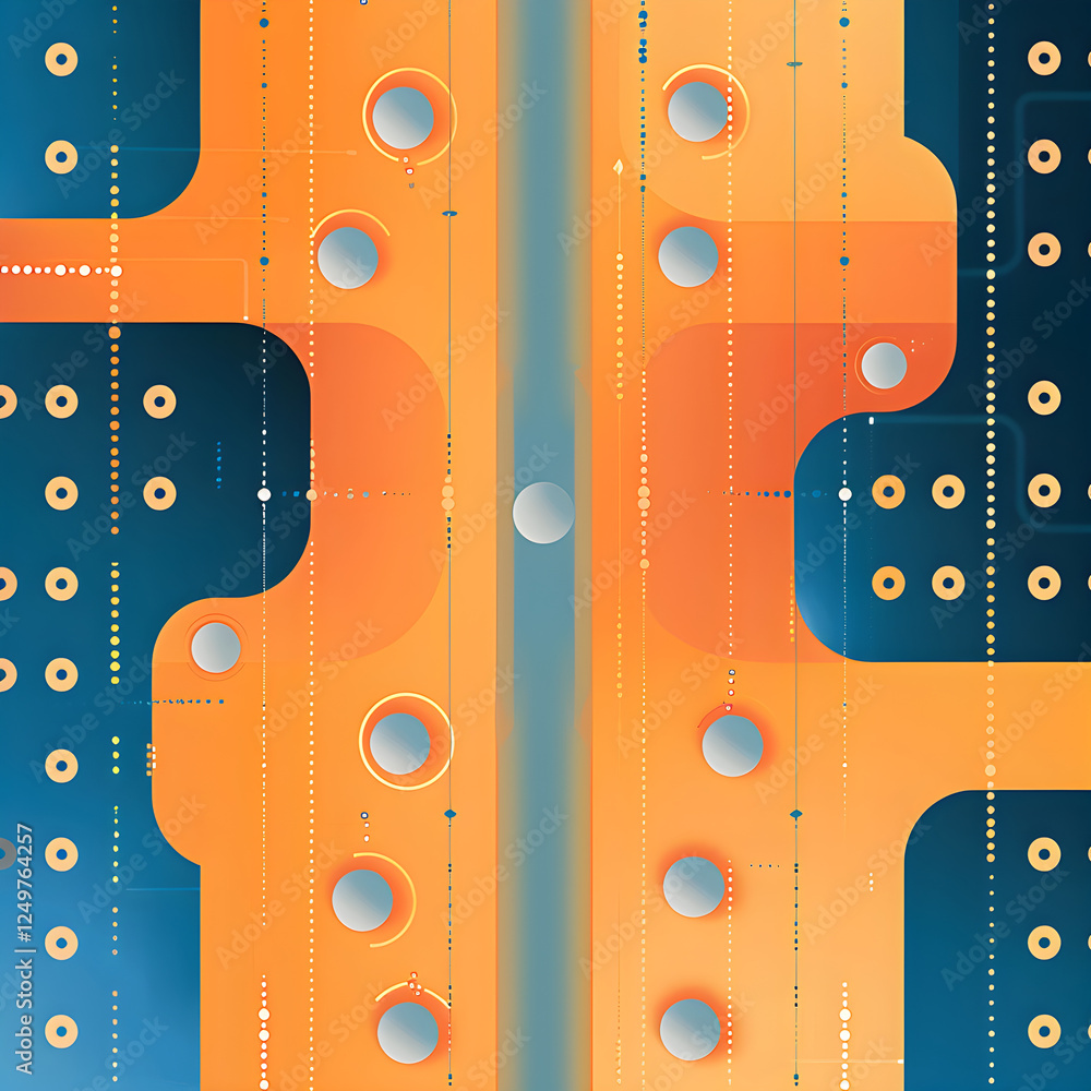 Simplified Schematic Representation of a P-N Junction Diode with Biasing Scenarios Stock Photo ...