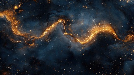 Wall Mural - celestial event cosmic wonders outer space digital art nebula wide angle astronomy exploration