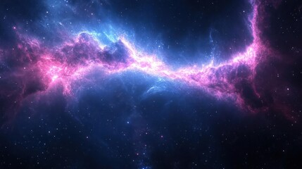Wall Mural - A stunning image of a nebula, showcasing its vibrant colors and intricate patterns.