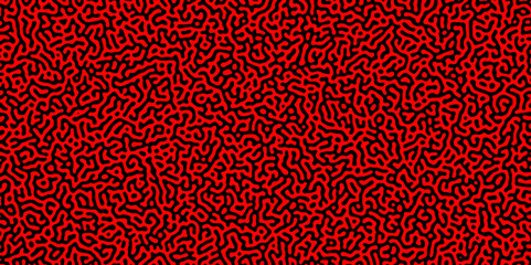 Abstract truing organic wallpaper Turing reaction diffusion monochrome seamless pattern .Monochrome Turing reaction background .Natural seamless line pattern. Linear design with biological shapes