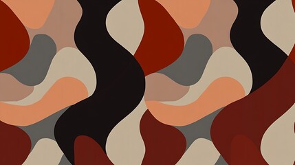 Wall Mural - Abstract wavy pattern, design texture