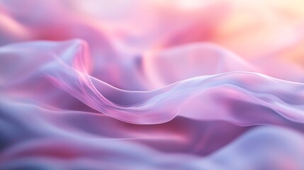 Poster - Soft Flowing Pink and Purple Fabric for Abstract Backgrounds and Textures : Generative AI