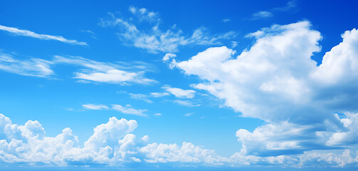 Wall Mural - blue sky with white cloud background. white cloud with blue sky background.