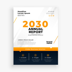 Wall Mural - professional annual report magazine layout for newsletter