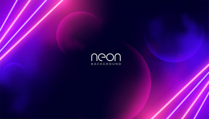 Wall Mural - geometric glowing luminous background with universal concept