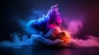 © bagus_ - Stunning Ethereal Cloud Formation with Vibrant Colors and Cosmic Elements