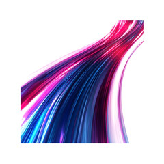 Wall Mural - Abstract Vibrant Swirling Light Trails, Dynamic Neon Flow, Energy Burst