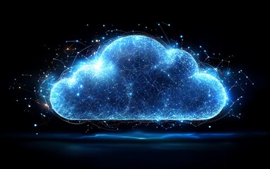 Leinwandbilder - Isometric cloud storage illustration