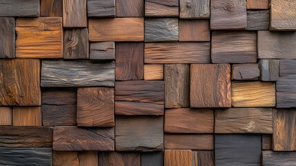 Exploring the Rich Textures of a Natural Wooden Wall - A Detailed Close Up Look at the Beauty of Nature