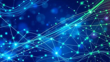 abstract technology communication concept