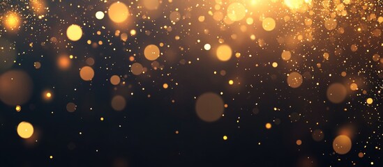 Wall Mural - gold glitter texture with bokeh background for festive celebrations studio backdrop christmas and ne