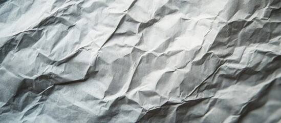 Canvas Print - Crinkled grey paper texture background for design, presenting a unique visual element ideal for creative projects and presentations.