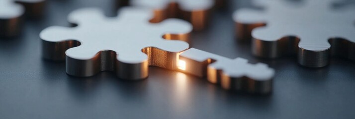 Fototapete - Industrial Precision in Modern Design Illuminated Metal Gears Symbolizing Collaborative Engineering for Innovative Business Solutions and Technical Workflow Optimization