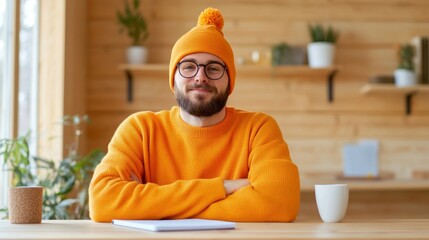 Aufkleber - Contemporary Remote Work Vibes Playful Costume and Cozy Home-Office Setup for Creative Stress Relief in Lifestyle Content Marketing and Casual Business Engagement
