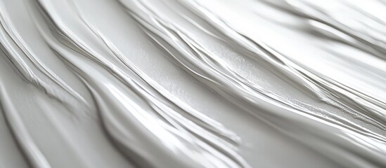 Wall Mural - Abstract white metal sheet texture with flowing lines suitable for backgrounds and design elements.