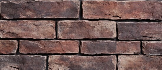 Wall Mural - Red brick wall texture close up for interior design decoration and architectural background patterns.