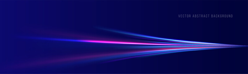 Wall Mural - neon color rays vector abstract background. futuristic technological style. abstract background with