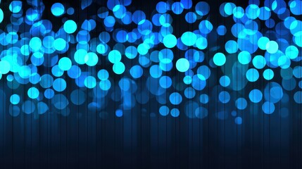 Poster - Abstract Blue Bokeh Background with Soft Lighting and Subtle Vertical Stripes for Artistic Design Projects