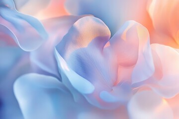Poster - Abstract Pastel Background with Soft Wave Texture and Glitter Sparkle